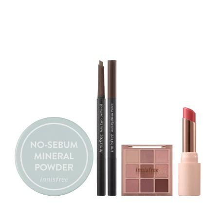 Bộ trang điểm cơ bản cho phong cách trưởng thành và quyến rũ innisfree Moment to be moody & tranquility Make up Set