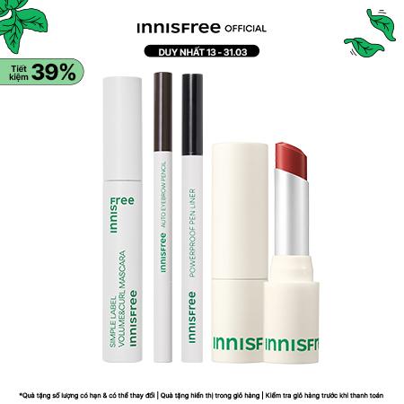 Bộ trang điểm cơ bản cho phong cách thanh lịch và tinh tế innisfree Just be elegant & delicate Make up Set