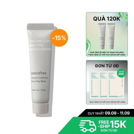 Mặt nạ đất sét làm dịu lỗ chân lông innisfree Volcanic Calming Pore Clay Mask 100 mL