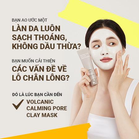 Mặt nạ đất sét làm dịu lỗ chân lông innisfree Volcanic Calming Pore Clay Mask 100 mL