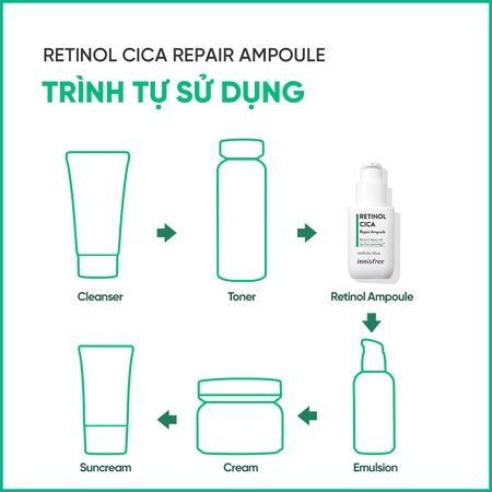 Set tinh chất và nước cân bằng dưỡng ẩm chuyên sâu trà xanh innisfree Green Tea Seed Serum & Skin Combo