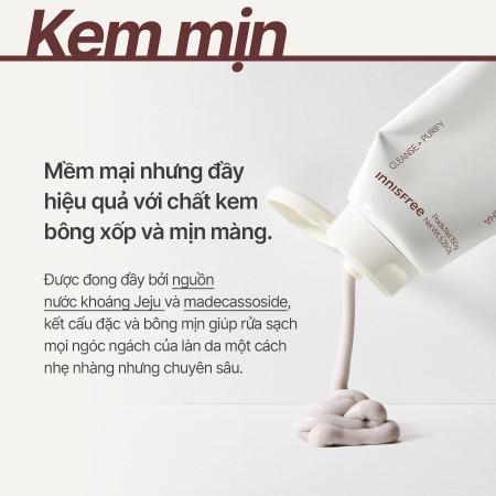 Sữa rửa mặt se khít lỗ chân lông INNISFREE Volcanic Pore BHA Cleansing Foam 150 g