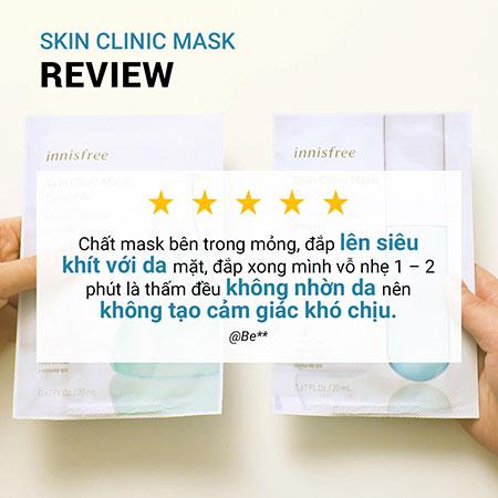 Set 7 mặt nạ dưỡng ẩm cho da innisfree 7 Squeeze Energy Mask 