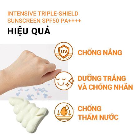 Set kem chống nắng 3 tác dụng và tinh chất trà xanh minisize innisfree Intensive Triple-shield Sunscreen & Green Tea Seed Serum Combo