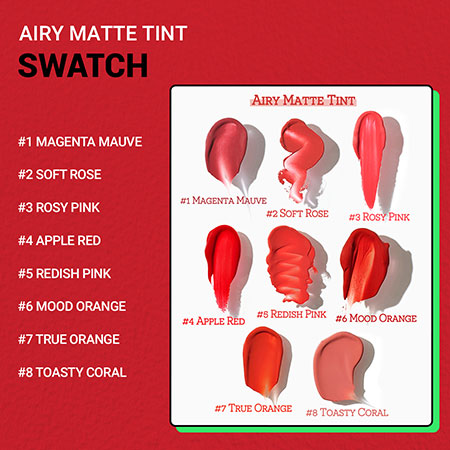 Son tint dạng lì siêu nhẹ môi innisfree Airy Matte Tint 3.8 g