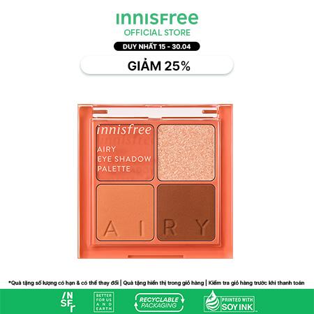 Bảng phấn mắt innisfree Airy Eye Shadow Palette 7.1 g