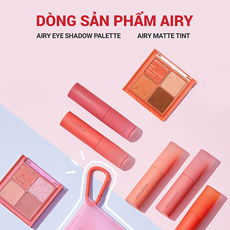 Bảng phấn mắt innisfree Airy Eye Shadow Palette 7.1 g