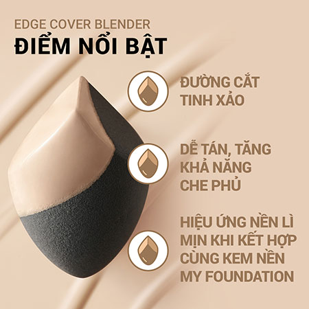 Mút tán kem nền che phủ tốt innisfree Edge Cover Blender 1 ea