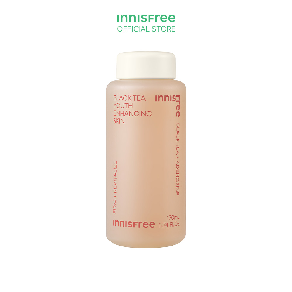 Nước cân bằng phục hồi da và ngăn ngừa lão hóa từ trà đen INNISFREE Black Tea Enhancing Skin 170 mL