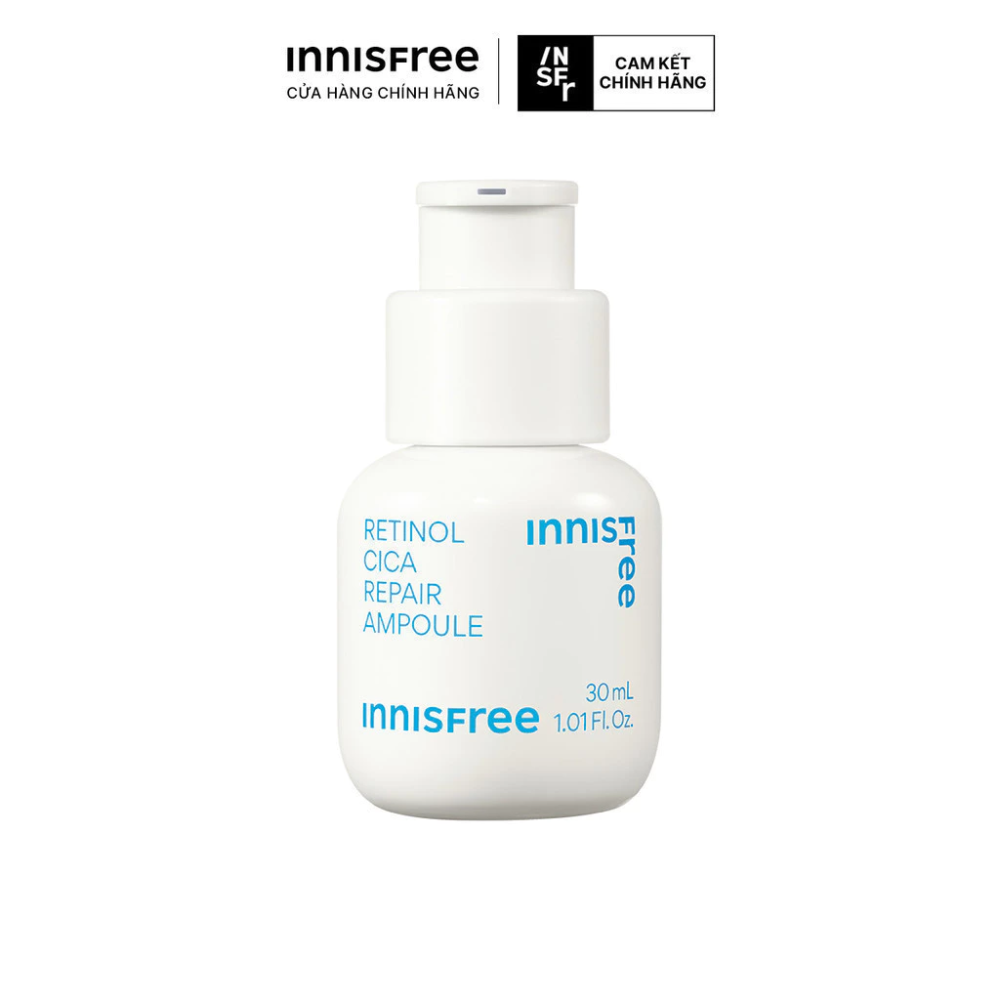 Serum Kiểm Soát Dầu Mụn Cho Da Láng Mịn INNISFREE Retinol Cica Repair Ampoule 30mL