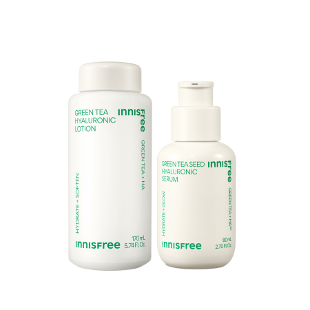 [Phiên bản 2023] Set tinh chất và sữa dưỡng Green Tea Seed Hyaluronic Serum & Lotion Combo