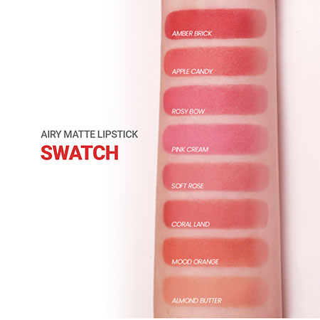 Son lì dạng thỏi mỏng nhẹ innisfree Airy Matte Lipstick 3.5 g