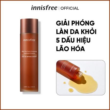 Nước dưỡng ngăn ngừa lão hóa từ trà đen INNISFREE Black tea Treatment Essence 145 mL