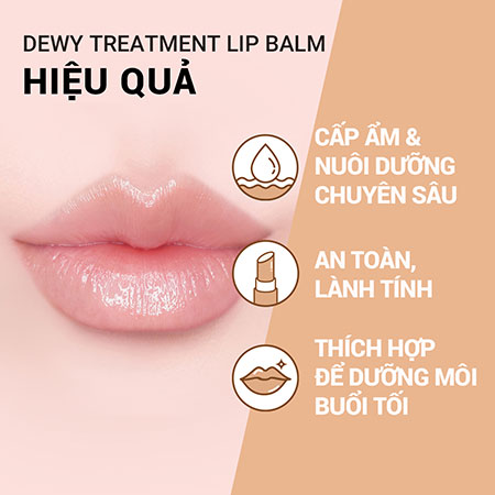 Son dưỡng môi chuyên sâu INNISFREE Dewy Treatment Lip Balm 3.2 g