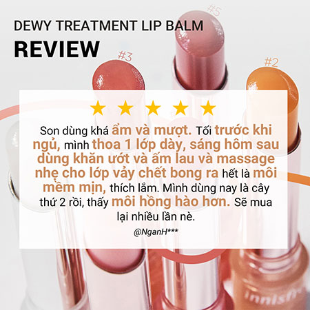 Son dưỡng môi chuyên sâu INNISFREE Dewy Treatment Lip Balm 3.2 g