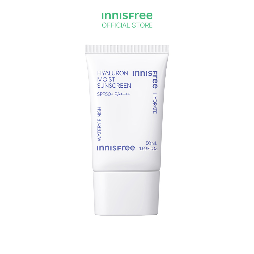 Kem chống nắng dưỡng ẩm INNISFREE Hyaluron Moist Sunscreen Essence Texture SPF50+ PA++++ 50 mL