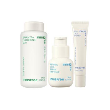 Set tinh chất phục hồi Retinol & tinh chất dưỡng ẩm trà xanh Green Tea Seed Hyaluronic Serum combo
