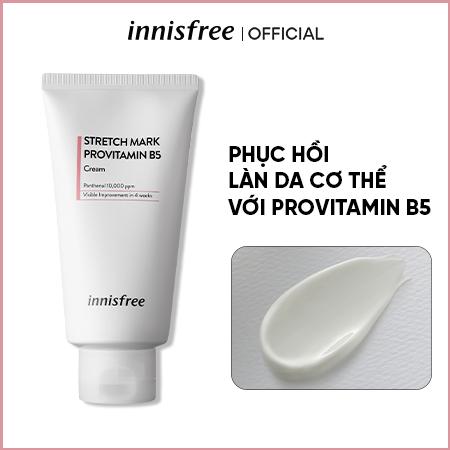 Kem dưỡng cải thiện vết rạn với Provitamin B5 INNISFREE Stretch Mark Provitamin B5 Cream 150 mL