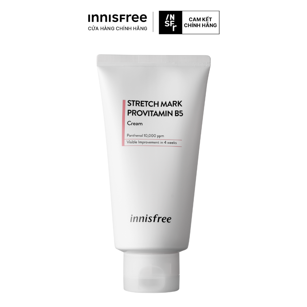 Kem dưỡng cải thiện vết rạn với Provitamin B5 INNISFREE Stretch Mark Provitamin B5 Cream 150 mL
