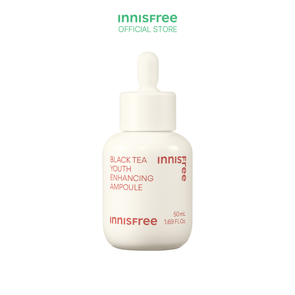 Tinh chất phục hồi da và chống lão hóa từ trà đen INNISFREE Black Tea Youth Ampoule 50 mL 2023