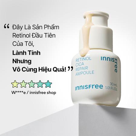 Sản phẩm dưỡng phục hồi da INNISFREE Retinol Cica Repair Ampoule 30 mL