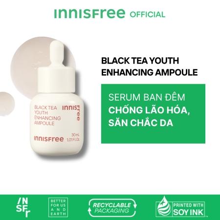 Tinh chất phục hồi da và chống lão hóa từ trà đen INNISFREE Black Tea Youth Ampoule 30 mL 2023