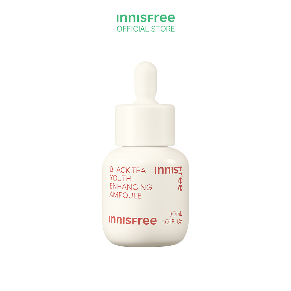 Tinh chất phục hồi da và chống lão hóa từ trà đen INNISFREE Black Tea Youth Ampoule 30 mL 2023