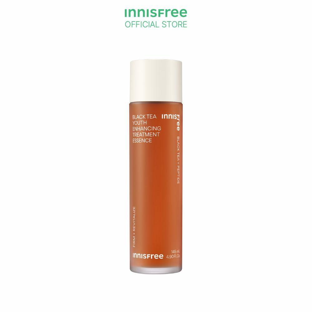 Nước dưỡng ngăn ngừa lão hóa từ trà đen innisfree Black tea Treatment Essence 145 mL