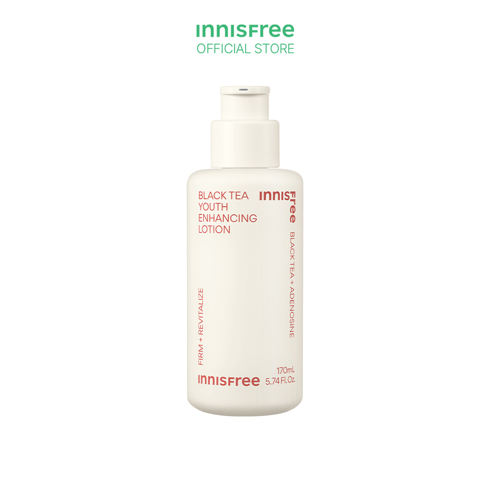 Sữa dưỡng ngăn ngừa lão hóa từ trà đen INNISFREE Black Tea Youth Enhancing Lotion 170 mL