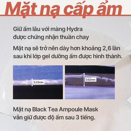 Mặt nạ phục hồi da INNISFREE Black Tea Youth Enhancing Ampoule Mask 28 mL