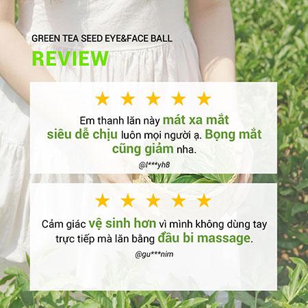 Thanh lăn dành cho mặt và mắt INNISFREE Green Tea Seed Eye & Face Ball 10 mL