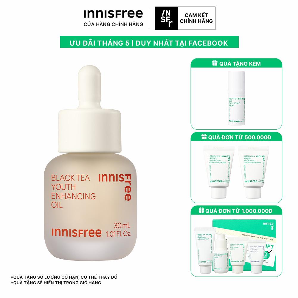 Tinh Dầu Dưỡng Chống Lão Hoá Từ Trà Đen INNISFREE Black Tea Youth Enhancing Oil