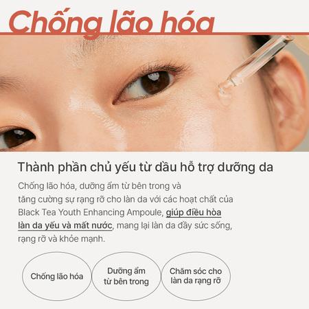 (Sản Phẩm Mới) Tinh Dầu Dưỡng Chống Lão Hoá Từ Trà Đen INNISFREE Black Tea Youth Enhancing Oil