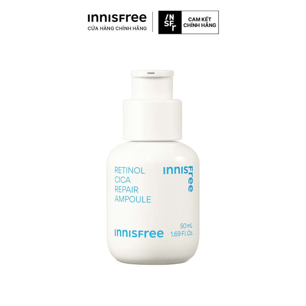 Serum Kiểm Soát Dầu Mụn Cho Da Láng Mịn INNISFREE Retinol Cica Repair Ampoule 50mL