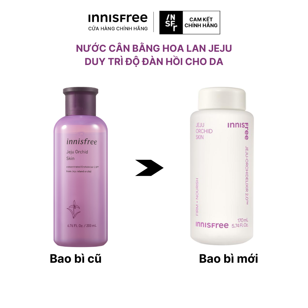 Nước dưỡng da từ hoa lan Innisfree Jeju Orchid Skin 170ml