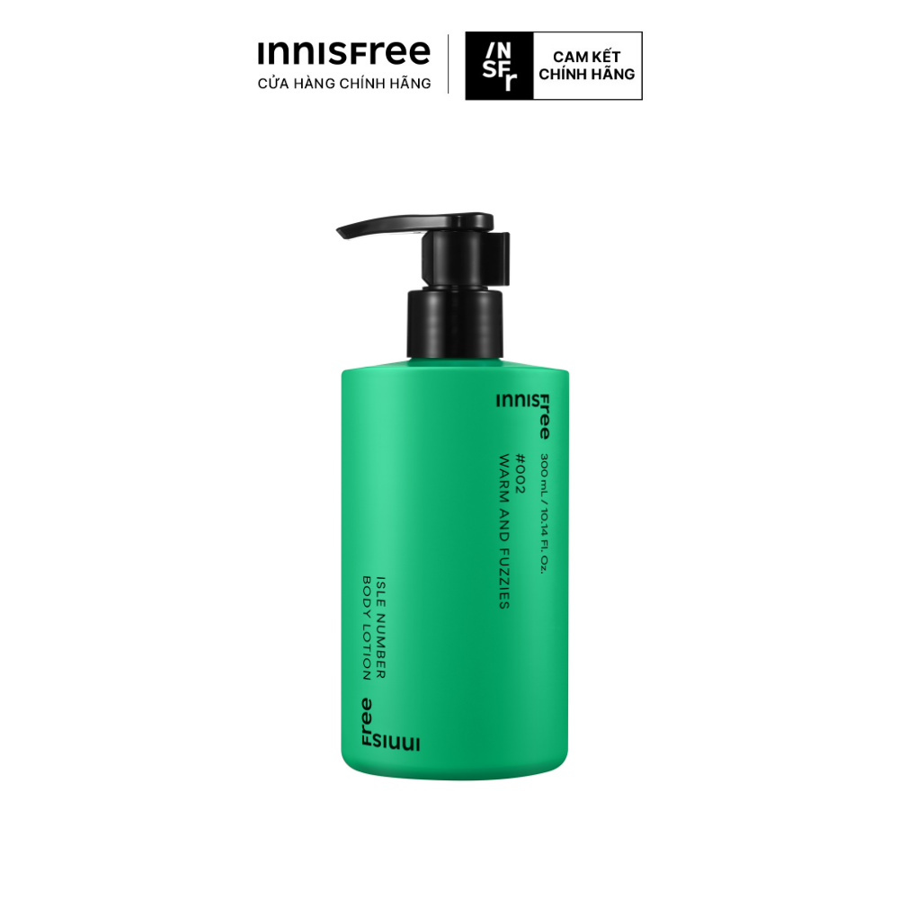 Sữa dưỡng thể cấp ẩm thơm, mịn da INNISFREE ISLE NUMBER BODY LOTION 300mL