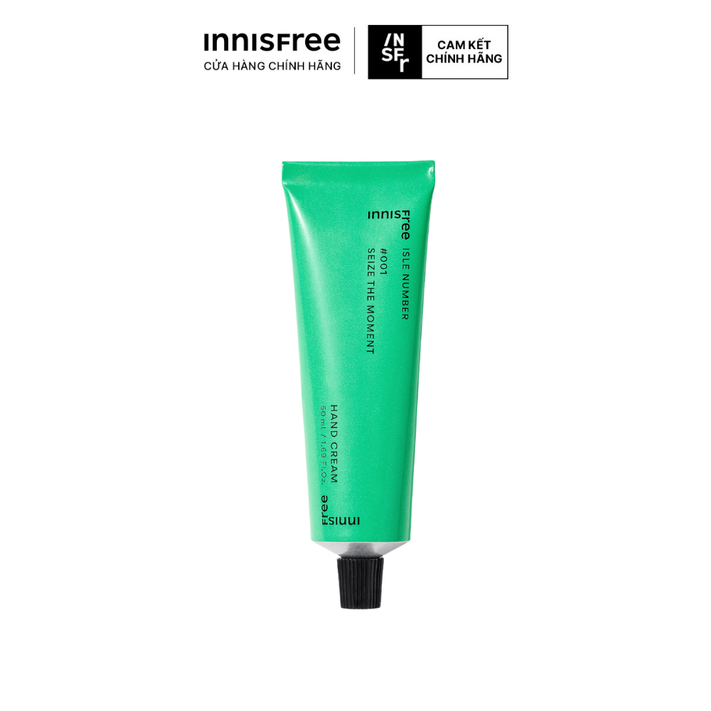 Kem dưỡng ẩm da tay INNISFREE ISLE NUMBER HAND CREAM SEIZE THE MOMENT 50mL