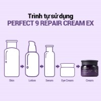 Kem dưỡng chống lão hóa chuyên sâu 9 loại thảo mộc innisfree Perfect 9 Repair Cream EX 60 mL
