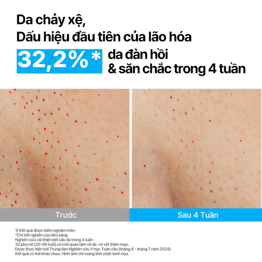 Serum PDRN tế bào gốc trà xanh cho da căng bóng, đàn hồi INNISFREE Retinol Green Tea PDRN Ampoule 25 mL