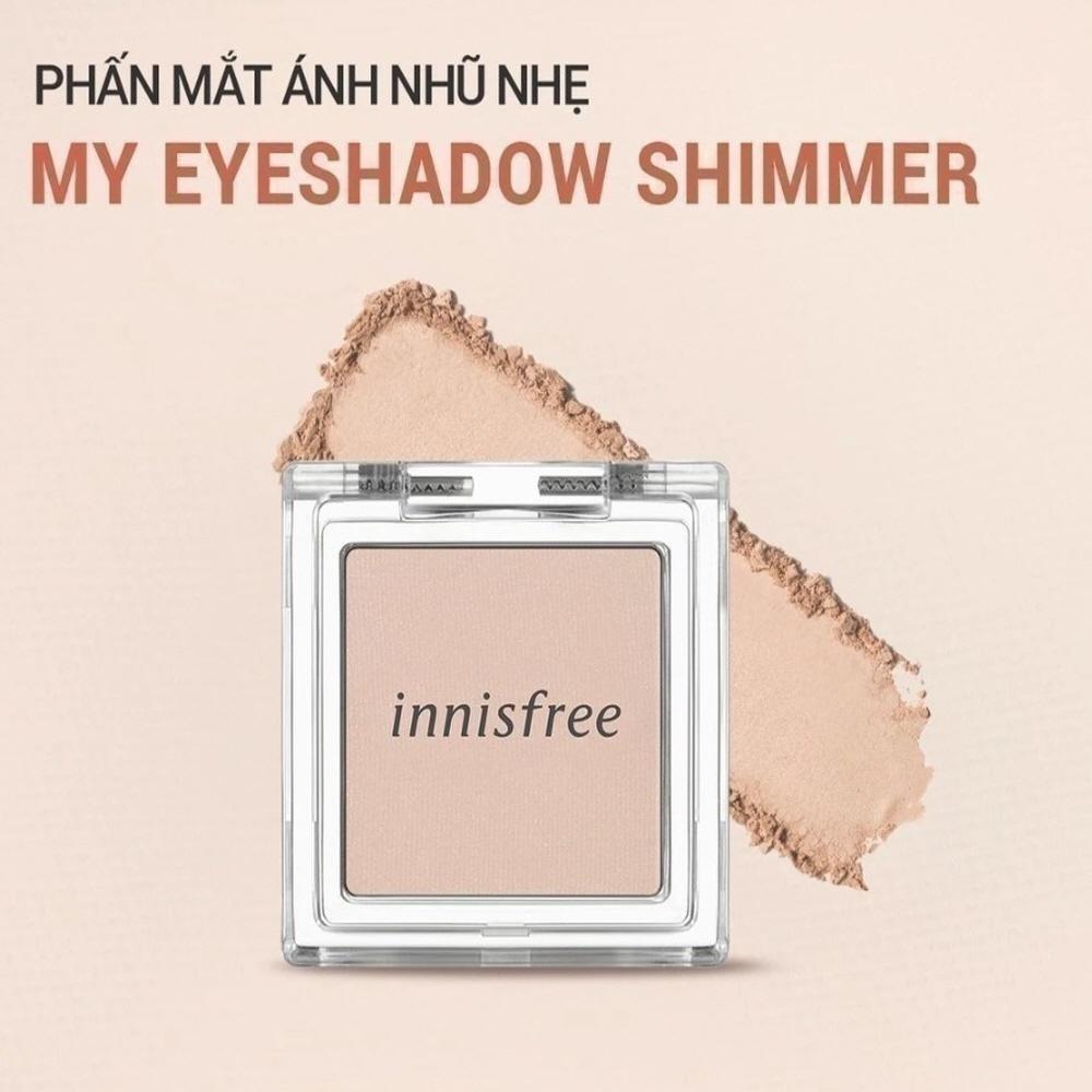 Phấn mắt ánh nhũ nhẹ innisfree My Eyeshadow Shimmer 2g