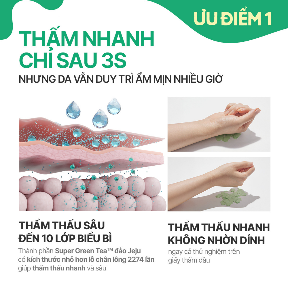 Toner dạng sữa cấp ẩm, phục hồi INNISFREE GREEN TEA CERAMIDE MILK 160mL