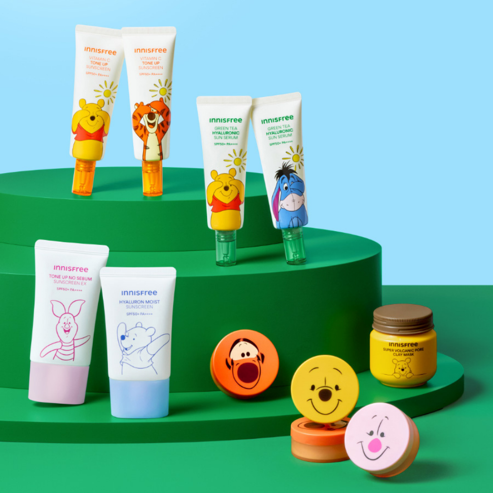[Phiên bản Disney] Combo 2 Kem chống nắng dưỡng sáng da INNISFREE VITAMIN C TONE UP SUNSCREEN SPF50+ PA++++ 50mL