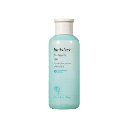 Nước cân bằng dành cho da mụn innisfree Bija Trouble Skin 200 mL