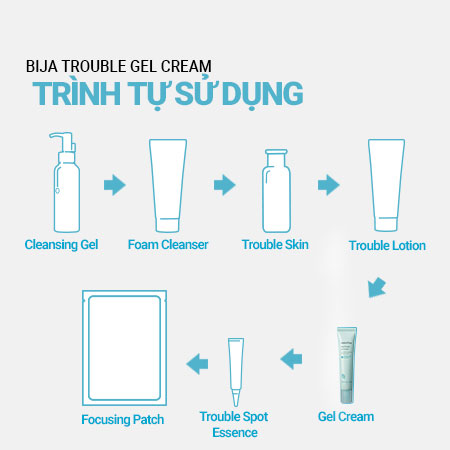 Gel dưỡng dành cho da mụn innisfree Bija Trouble Gel Cream 40 mL
