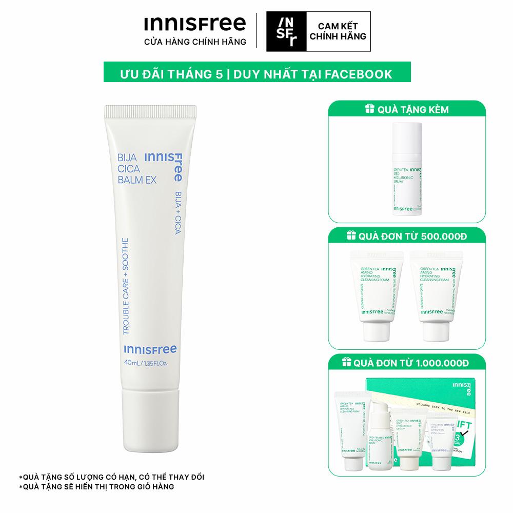 Sáp dưỡng làm dịu da INNISFREE Bija Cica Balm EX 40 mL