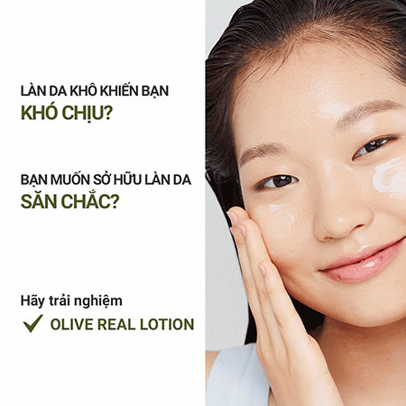 Sữa dưỡng ẩm innisfree Olive Real Lotion 160 mL